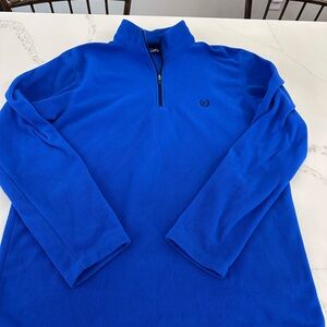 Men's Blue Quarter-Zip Fleece